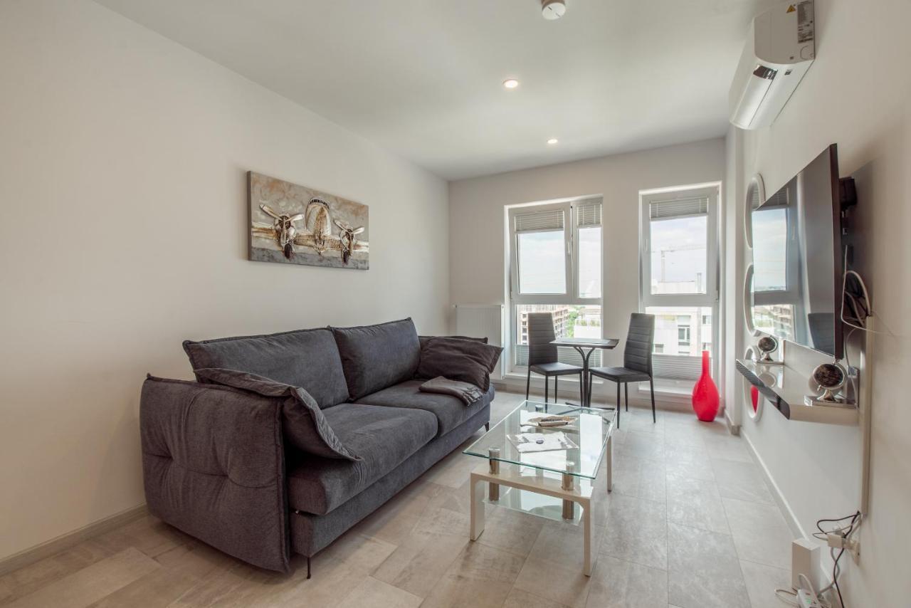 Fancy Penthouse Studio With Lakeview W10 Bukarest Kültér fotó